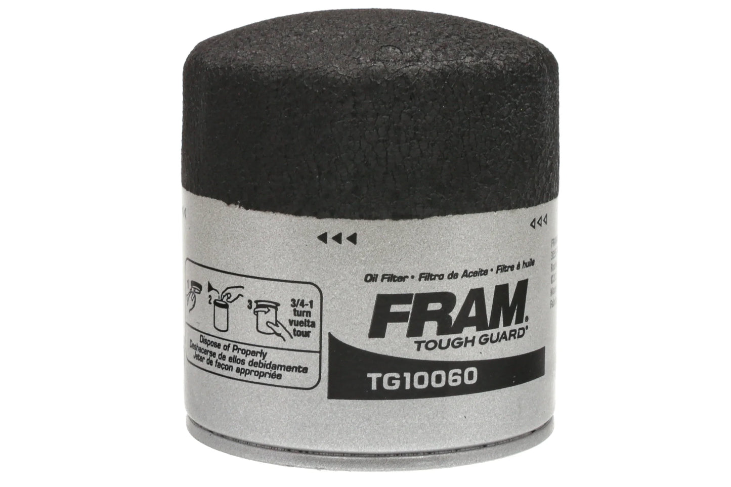 (3 Pack)  Tough Guard 15,000 Mile Oil Filter, TG10060, Replacement Oil Filter for Select Vehicles