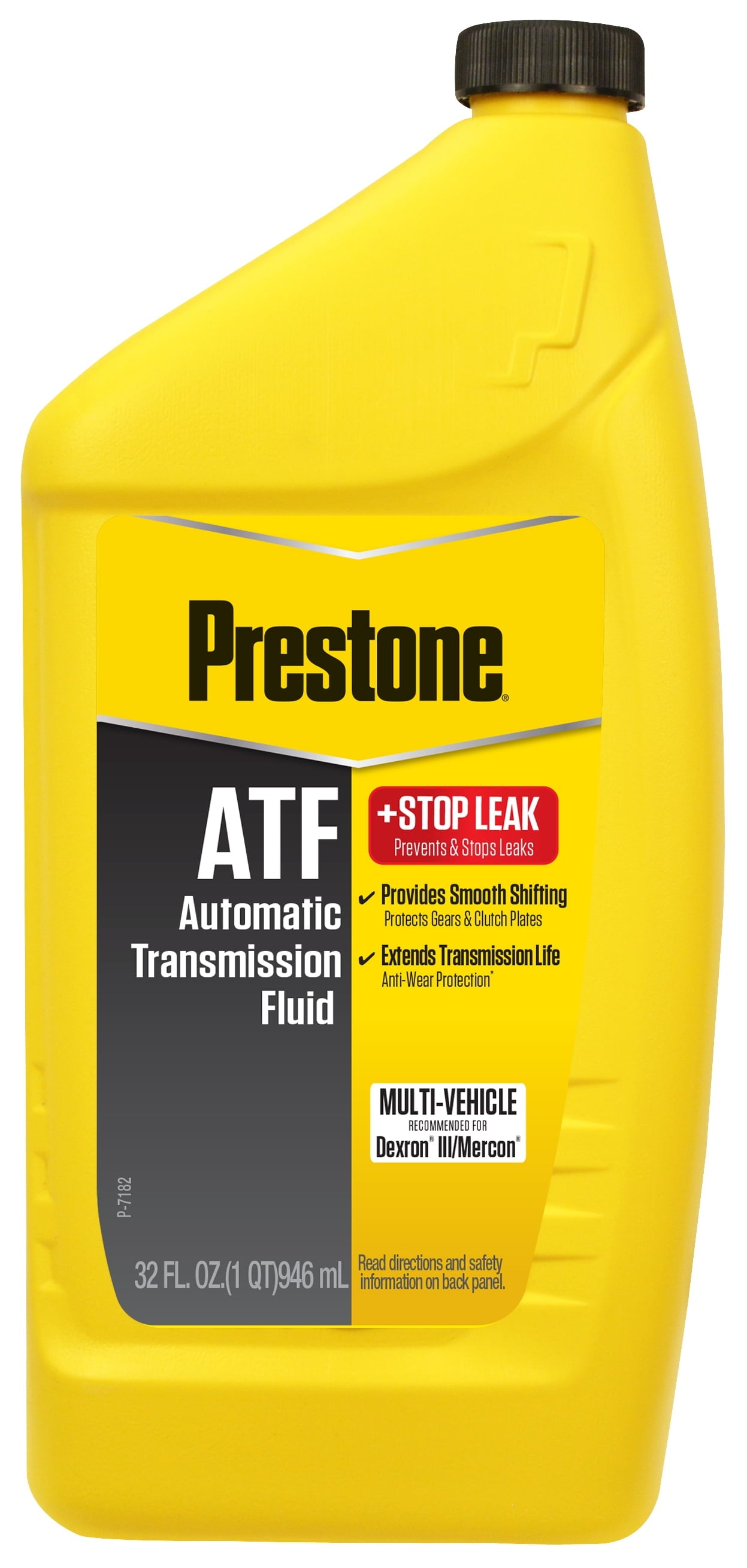 (2 Pack)  ATF + Stop Leak Automatic Transmission Fluid, 32 Oz (1 Quart)